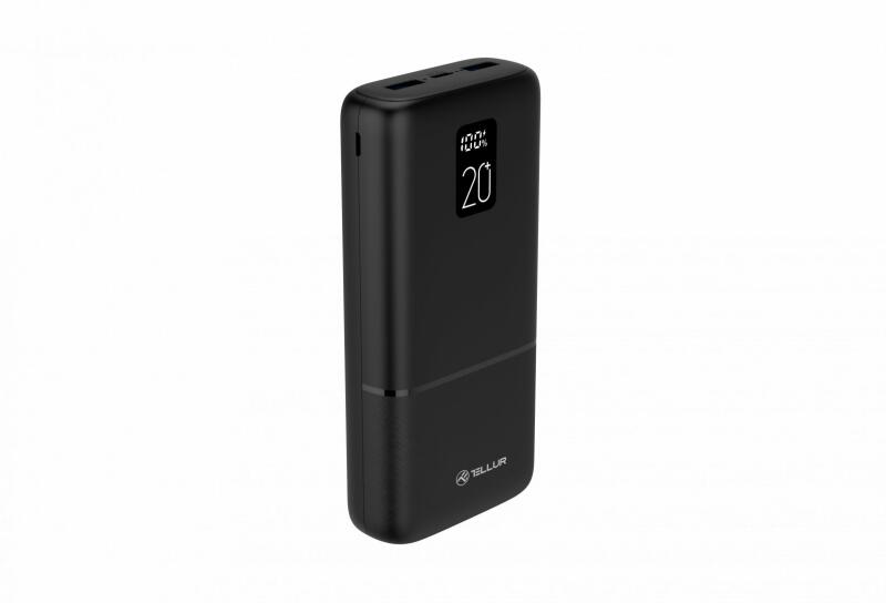 Tellur PD202 Boost Pro Power Bank 20000mAh | Nero | Ricarica Veloce