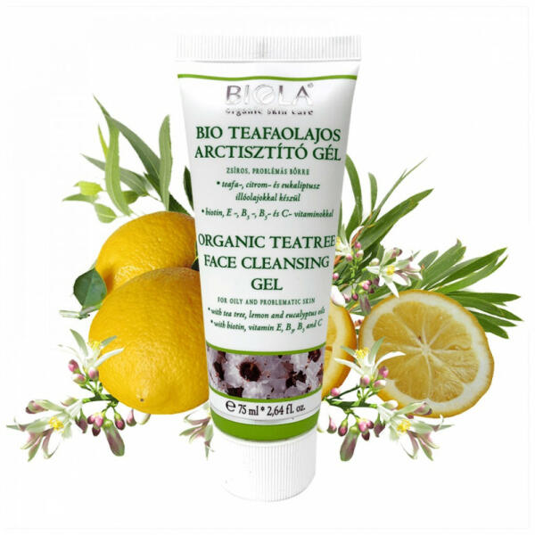 bio teafaolajos arctisztító gél 75 ml