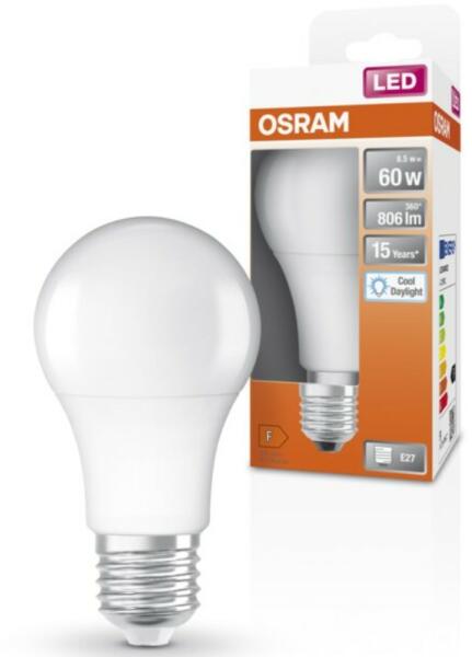 Vásárlás: OSRAM E27 LED Star 8, 5W 806lm 6500K daylight 200° - 60W izzó  helyett (4058075428560) LED izzó árak összehasonlítása, E 27 LED Star 8 5 W  806 lm 6500 K daylight 200 60 W izzó helyett 4058075428560 boltok