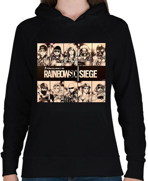 Vásárlás: printfashion Rainbow six siege - Női kapucnis pulóver - Fekete  Női pulóver árak összehasonlítása, Rainbow six siege Női kapucnis pulóver  Fekete boltok