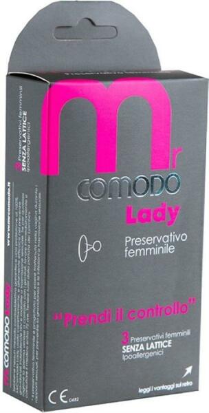Prezervative Femei Lady Condoms Latex Free 3 bucati (Prezervativ) - Preturi