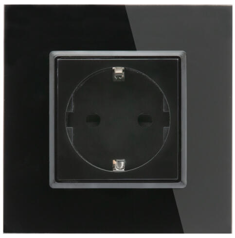 Vásárlás: Smarthugo Egyes Fekete Üvegkeretes Konnektor (SH1500002)  Csatlakozóaljzat, konnektor árak összehasonlítása, Egyes Fekete Üvegkeretes  Konnektor SH 1500002 boltok