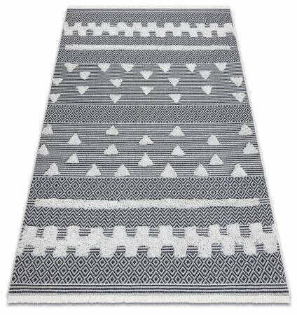 Vásárlás: My carpet company kft Fonott Sizal szőnyeg boho MOROC Geometriai  22321 rojt - két szintű gyapjú krém / сив, újrahasznosított szőnyeg 155x220  cm (D620) Szőnyeg árak összehasonlítása, Fonott Sizal szőnyeg boho