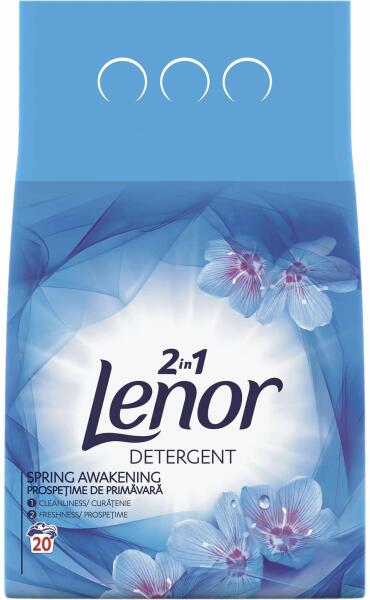 Lenor 2 in 1 Detergent Pudra pentru haine/rufe, Spring Awakening, 20  spalari, 2 Kg (Detergent (rufe)) - Preturi