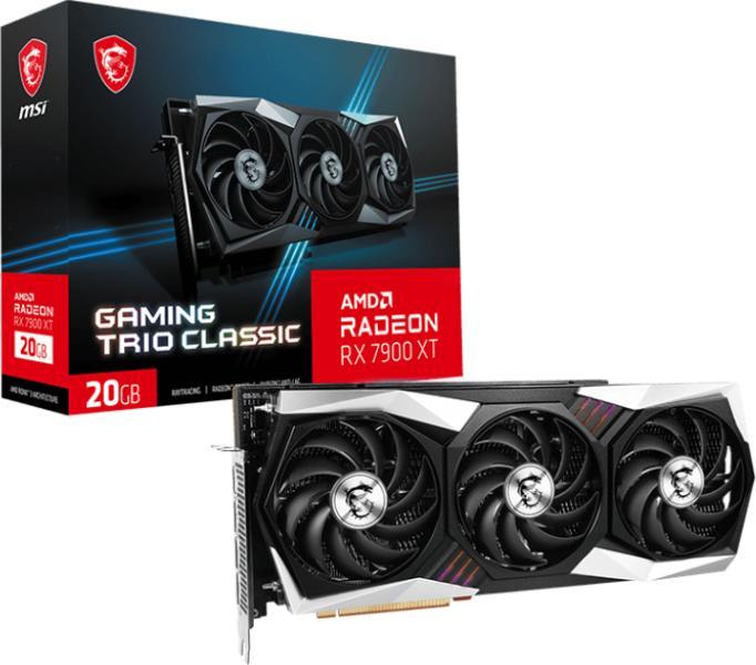 MSI Radeon RX 7900 XT GAMING TRIO CLASSIC 20GB GDDR6 320bit (V520