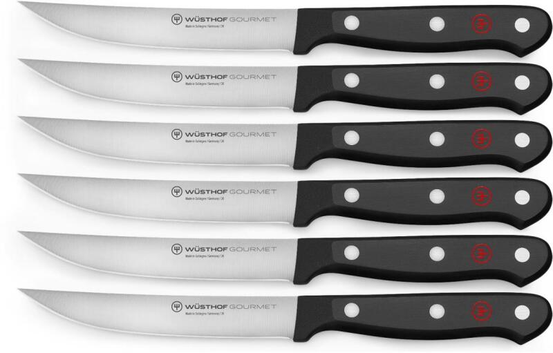 Wüsthof - Steak konyhai késkészlet GOURMET 6 db fekete GG303 (GG303)