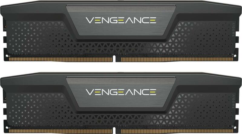 CORSAIR DDR5-5200MHz ノート用 VENGEANCE 96GB VENGEANCE® RGB 96GB (2x48GB) DDR5 DRAM 5200MHz C38 Memory Kit — Black