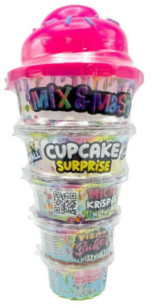 Keverd és kavard illatos cupcake slime meglepetés (112412)