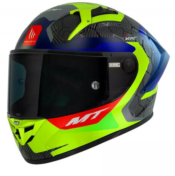 Vásárlás: MT Helmets MT KRE+ Carbon Powerful zárt bukósisak fluo sárga-kék  Motoros bukósisak árak összehasonlítása, MT KRE Carbon Powerful zárt  bukósisak fluo sárga kék boltok