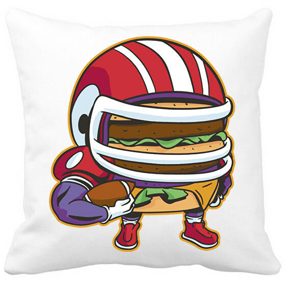 Vásárlás: printfashion Burger amerikai focista - Párnahuzat, Díszpárnahuzat  - Fehér Ágyneműhuzat árak összehasonlítása, Burger amerikai focista  Párnahuzat Díszpárnahuzat Fehér boltok