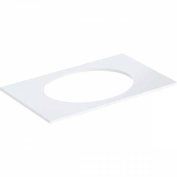 Selnova Square mosdópult 79, 1x47, 5 cm, magasfényű fehér 502.864. 00.1 (502.864.00.1) - szaniteronline