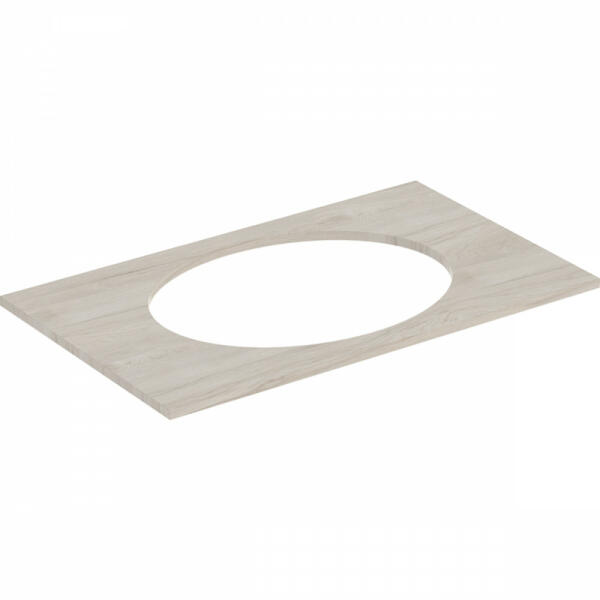 Selnova Square mosdópult 79, 1x47, 5 cm, világos hikoridió 502.867. 00.1 (502.867.00.1) - szaniteronline