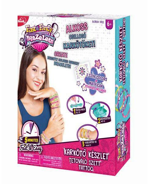 Fast and Fancy karkötőkészítő készlet - tetováló szett (MMBLZ107)