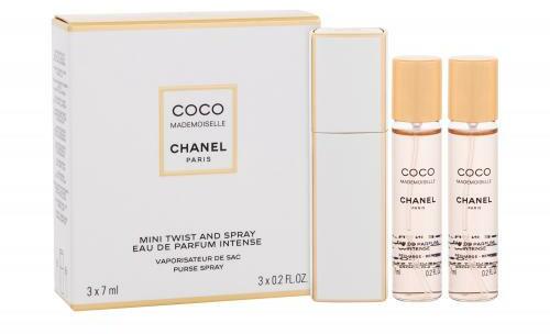 CHANEL Coco Mademoiselle Intense (Twist & Spray) (Refills) EDP 3x7 ml  parfüm vásárlás, olcsó CHANEL Coco Mademoiselle Intense (Twist & Spray)  (Refills) EDP 3x7 ml parfüm árak, akciók