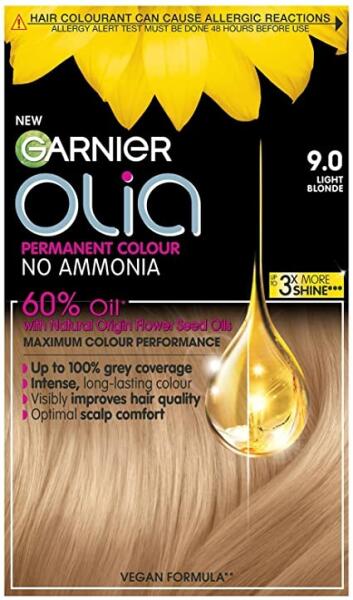 Garnier Vopsea de par permanenta fara amoniac Garnier Olia 9.0 Light Blonde  (Vopsea de par) - Preturi