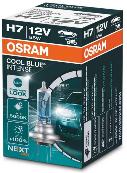 OSRAM COOL BLUE INTENSE (NEXT GEN) H7 55W 12V (64210CBN) (Bec auto