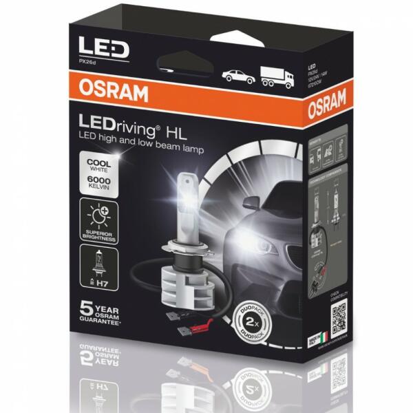 OSRAM LEDriving HL H7 12W 12V 2x (67210CW) (Bec auto) - Preturi