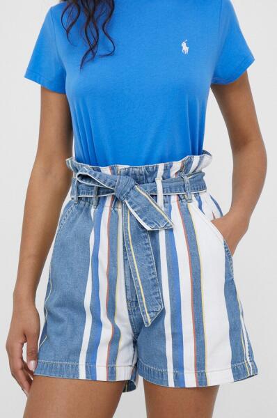 Vásárlás: Pepe Jeans farmer rövidnadrág Phoebe Retro női, mintás, magas  derekú - kék 29 Női rövidnadrág árak összehasonlítása, farmer rövidnadrág  Phoebe Retro női mintás magas derekú kék 29 boltok