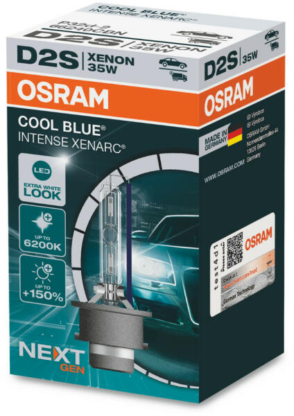 Vásárlás: OSRAM XENARC COOL BLUE INTENSE (NEXT GEN) D2S 35W 12/24V  (66240CBN) Autó izzó árak összehasonlítása, XENARC COOL BLUE INTENSE NEXT  GEN D 2 S 35 W 12 24 V 66240 CBN boltok