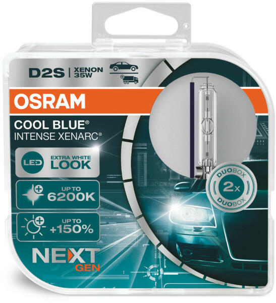 XENARC COOL BLUE INTENSE (NEXT GEN) D2S 35W 12/24V 2x (66240CBN-HCB)