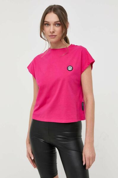 Vásárlás: Plein Sport pamut póló rózsaszín - rózsaszín M - answear - 37 990  Ft Női póló árak összehasonlítása, pamut póló rózsaszín rózsaszín M answear  37 990 Ft boltok