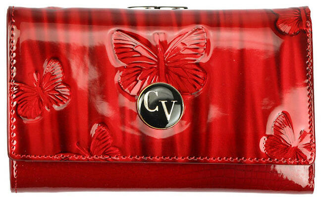 Vásárlás: Cavaldi H23-1 piros pillangós lakk bőr közepes női pénztárca  (H23-1-DBF-red) Pénztárca árak összehasonlítása, H 23 1 piros pillangós  lakk bőr közepes női pénztárca H 23 1 DBF red boltok