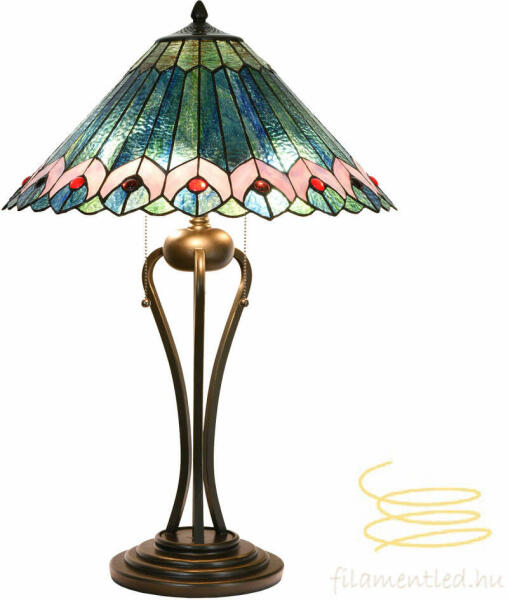 Vásárlás: Filamentled Kyre, Tiffany asztali lámpa - 73 cm (HIFIL5LL-5391)  Asztali lámpa árak összehasonlítása, Kyre Tiffany asztali lámpa 73 cm HIFIL  5 LL 5391 boltok