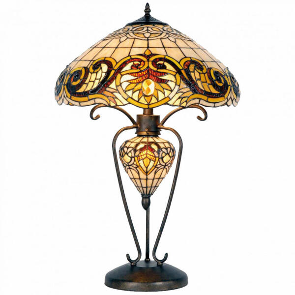 Vásárlás: Filamentled Sauthery Tiffany asztali lámpa (HIFIL5LL-5475)  Asztali lámpa árak összehasonlítása, Sauthery Tiffany asztali lámpa HIFIL 5  LL 5475 boltok
