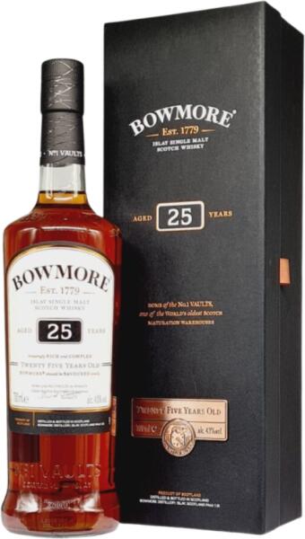 Bowmore 25 Ani Single Malt Whisky 0.7L, 43% (Whisky) - Preturi