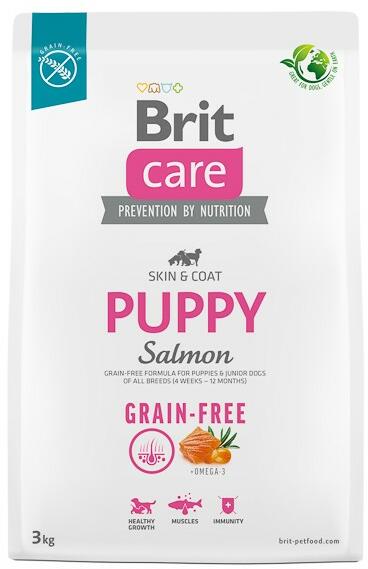 Brit Care Puppy Somon si Cartofi hrana uscata fara cereale pentru catei si  caini junior 3 kg (Hrana pentru caini) - Preturi