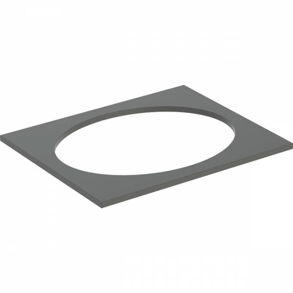 Selnova Square mosdópult 59, 1x47, 5 cm, matt láva 502.861. 00.1 (502.861.00.1) - szaniteronline