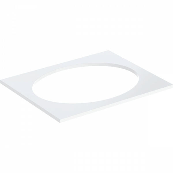 Selnova Square mosdópult 59, 1x47, 5 cm, fényes fehér 502.860. 00.1 (502.860.00.1) - szaniteronline