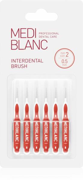Vásárlás: MEDIBLANC Interdental Pick-brush fogközi fogkefe 0, 5 mm Red 6 db  Fogköztisztító kefe árak összehasonlítása, MEDIBLANC Interdental Pick brush fogközi  fogkefe 0 5 mm Red 6 db boltok