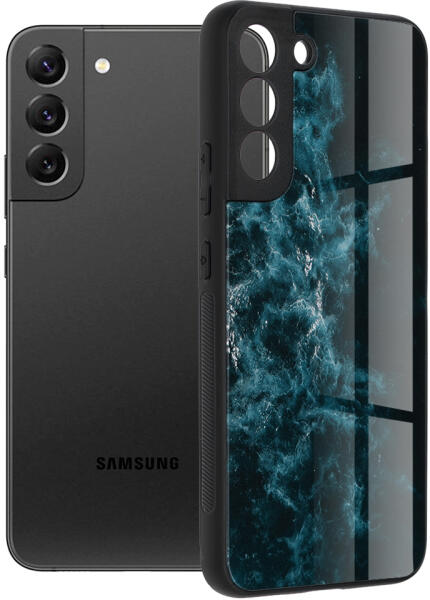 Techsuit Husa Samsung Galaxy S22 Plus Techsuit Glaze Series Blue Nebula  (Husa telefon mobil) - Preturi