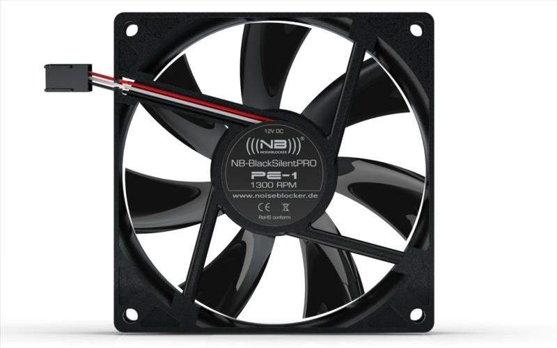 NoiseBlocker BlackSilent Pro PR-1 Ventilateur Pour PC Noir (l X H X P - View #2