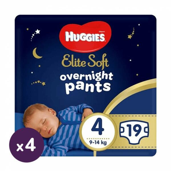 Vásárlás: Huggies Elite Soft Overnight Pants éjszakai bugyipelenka 4, 9-14  kg, 76 db - pelenka Pelenka árak összehasonlítása, Elite Soft Overnight  Pants éjszakai bugyipelenka 4 9 14 kg 76 db pelenka boltok