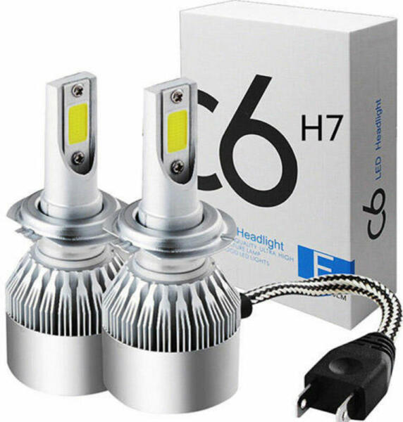 Vásárlás: SNHL C6 LED autó fényszóró izzó pár H7 foglalattal - hidegfehér  (c6_h7_izzo) Autó izzó árak összehasonlítása, C 6 LED autó fényszóró izzó  pár H 7 foglalattal hidegfehér c 6 h 7 izzo boltok