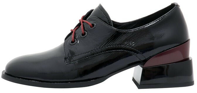 Epica Pantofi dama, Epica, HMY1188-05B-W381D-01-L-Negru, elegant, piele  naturala, cu toc, negru (Marime: 40) (Pantof dama) - Preturi