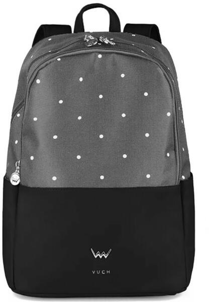 Vásárlás: VUCH Maxel fekete-szürke pöttyös női hátizsák (P11019) Hátizsák  árak összehasonlítása, Maxel fekete szürke pöttyös női hátizsák P 11019  boltok