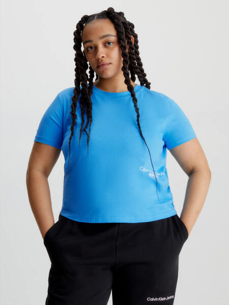 Calvin Klein Jeans Tricou Calvin Klein Jeans | Albastru | Femei | XS -  bibloo - 169,00 RON (Tricou dama) - Preturi