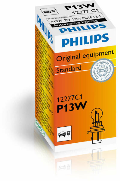 Vásárlás: Philips Standard P13W 13W 12V (12277C1) Autó izzó árak  összehasonlítása, Standard P 13 W 13 W 12 V 12277 C 1 boltok