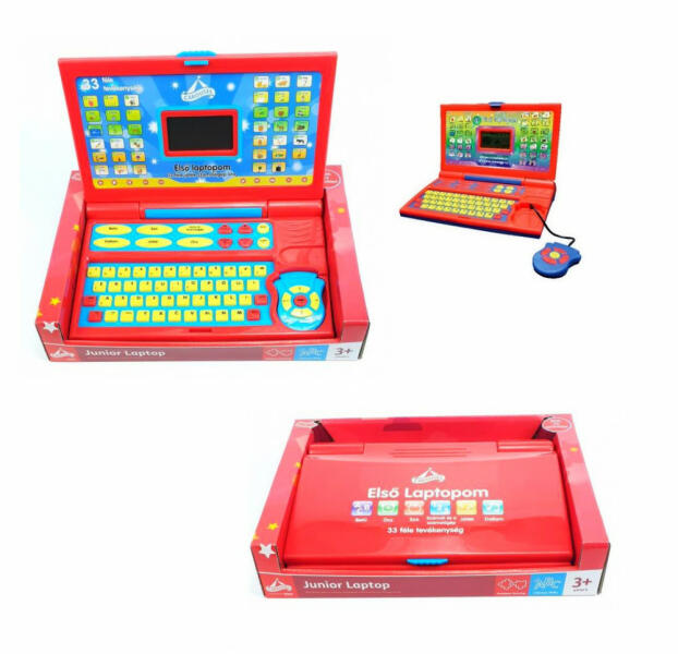Vásárlás: Carousel GWIC / Carousel V-852 Junior laptop - piros, magyarul  beszélő LCD kijelzős gyermek laptop, oktató foglalkoztató játék kihúzható  egérrel (V_852) Tudományos és ismeretterjesztő játék árak összehasonlítása,  GWIC Carousel V 852