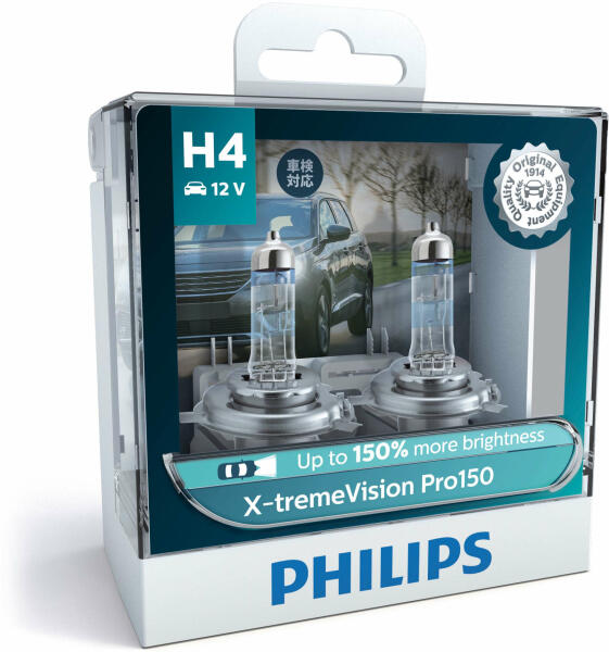 Vásárlás: Philips X-tremeVision Pro150 H4 12V 2x (12342XVPS2) Autó