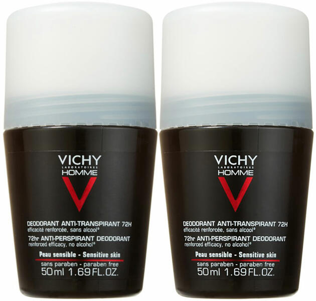 Vichy Homme 72h roll-on DUO 2x50 ml (Deodorant) - Preturi