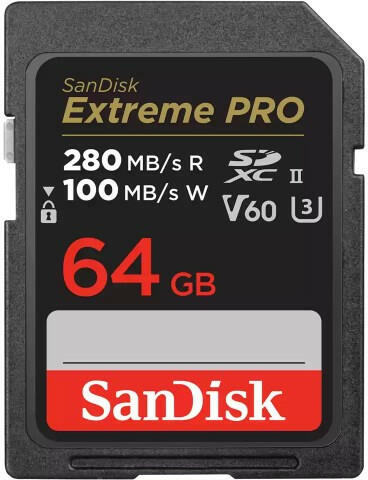 SanDisk Extreme PRO SDXC 64GB UHS-II/V60/CL10 (SDSDXEP-064G-GN4IN