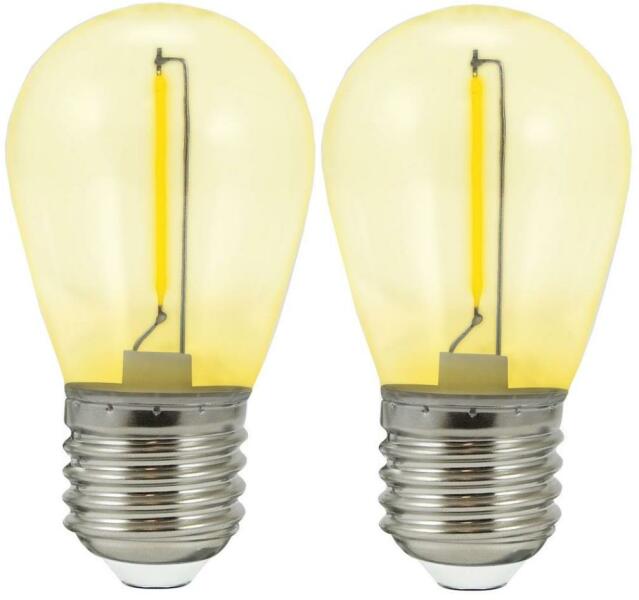 KÉSZLET 2x LED Izzó PARTY E27/0, 3W/36V sárga SA1800 (SA1800)