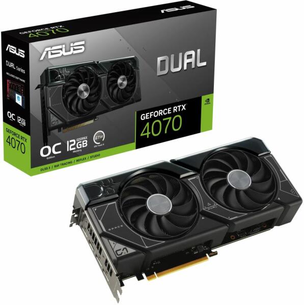ASUS GeForce RTX 4070 Dual OC 12GB GDDR6X 192bit (DUAL-RTX4070