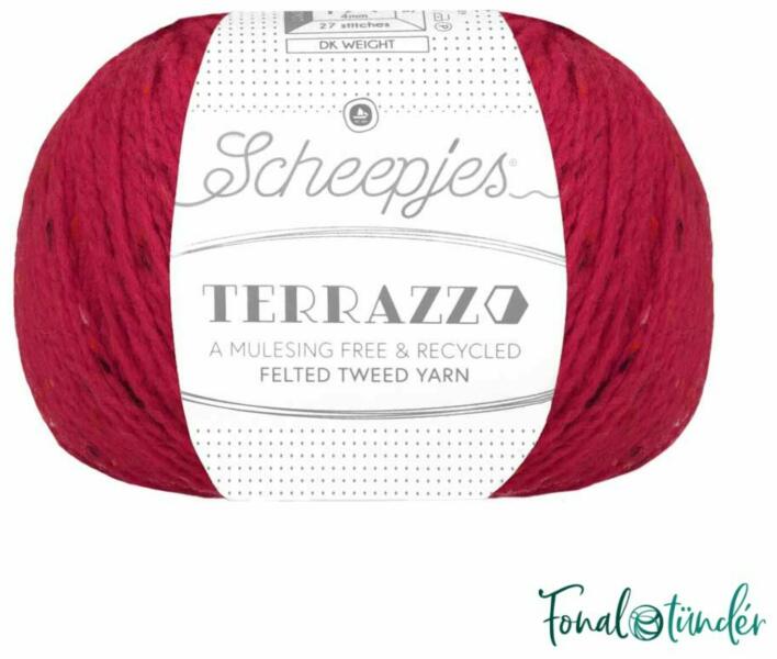 Vásárlás: Scheepjes Terrazzo 719 Cremisi - piros gyapjú fonal Fonal árak  összehasonlítása, Terrazzo 719 Cremisi piros gyapjú fonal boltok