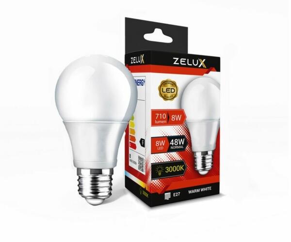 Led Globe A60 8W E27 3000K Gömb Izzó - lumino