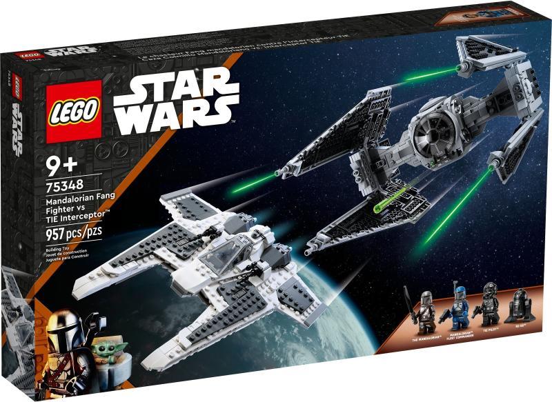 Vásárlás: LEGO® Star Wars™ - Mandalorian Fang Fighter vs TIE Interceptor  (75348) LEGO árak összehasonlítása, Star Wars Mandalorian Fang Fighter vs TIE  Interceptor 75348 boltok